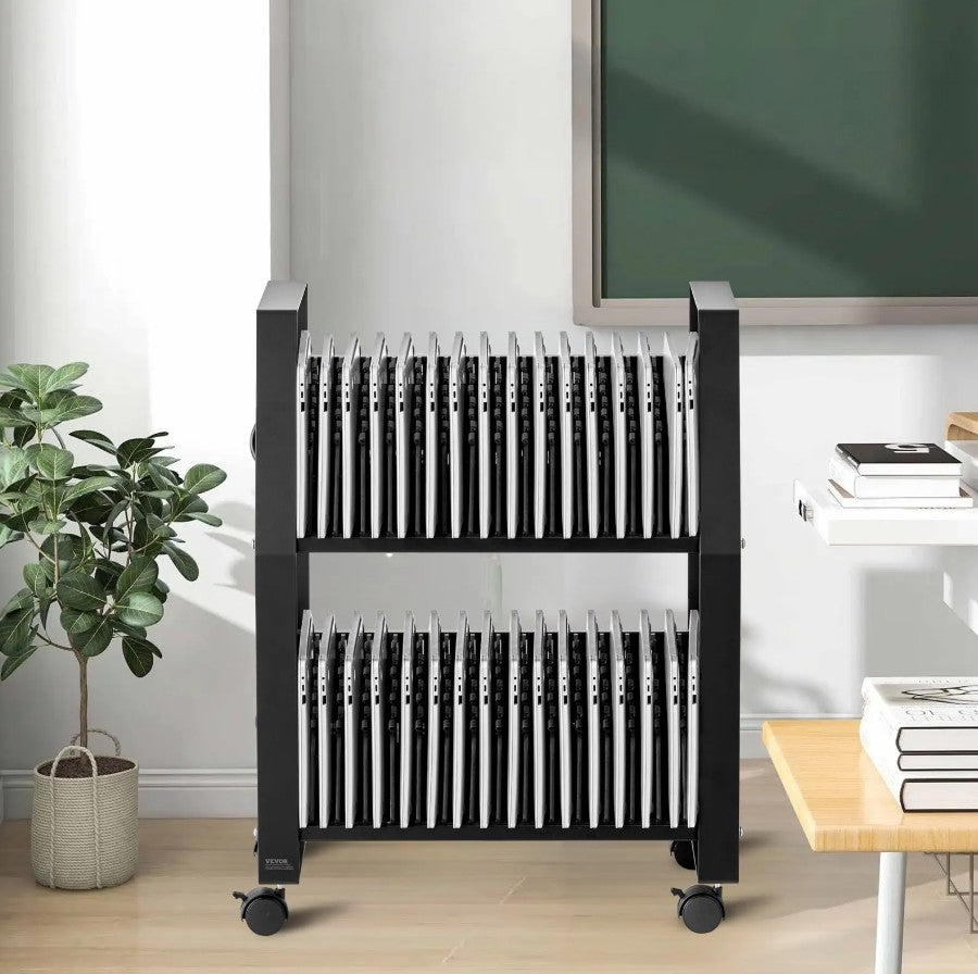 Vevor Charging Cart 32-Device Capacity for Laptop and Tablet Up to 15.6" New