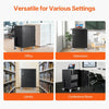 Vevor 36-Device Mobile Charging Cart Fits Laptops/Tablets up to 15.6" Lockable with Surge Protection New