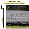 Vevor Trailer Ladder Rack 2 Bars Adjustable 441 Lbs Capacity Fits Enclosed Trailer Exterior Holds 1-2 Ladders New