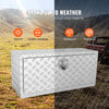 Vevor Underbody Truck Box 36"x17"x18" Aluminum Diamond Plate with Lock Waterproof New