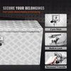 Vevor Underbody Truck Box 36"x24"x24" Aluminum Diamond Plate with Lock Waterproof New