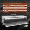 Vevor Underbody Truck Box 60"x24"x24" Aluminum Diamond Plate with Lock Waterproof New