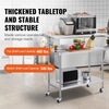 Vevor Prep Table 24" x 48" x 38" Stainless Steel 800 Lbs. Capacity with Adjustable Shelf New