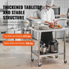 Vevor Prep Table 30" x 36" x 38" Stainless Steel 820 Lbs. Capacity with Adjustable Shelf New