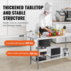 Vevor Prep Table 24" x 60" x 34" Stainless Steel 840 Lbs. Capacity with Adjustable Shelf New