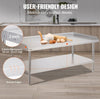 Vevor Stainless Steel Prep Table 30"x60" Commercial with Backsplash and Adjustable Shelf New
