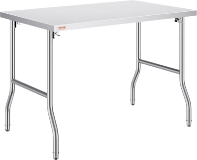 Vevor Folding Commercial Prep Table 48