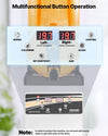 Vevor Commercial Slushy Machine 3.96 Gal Tank with Adjustable Temperature and Auto Clean New