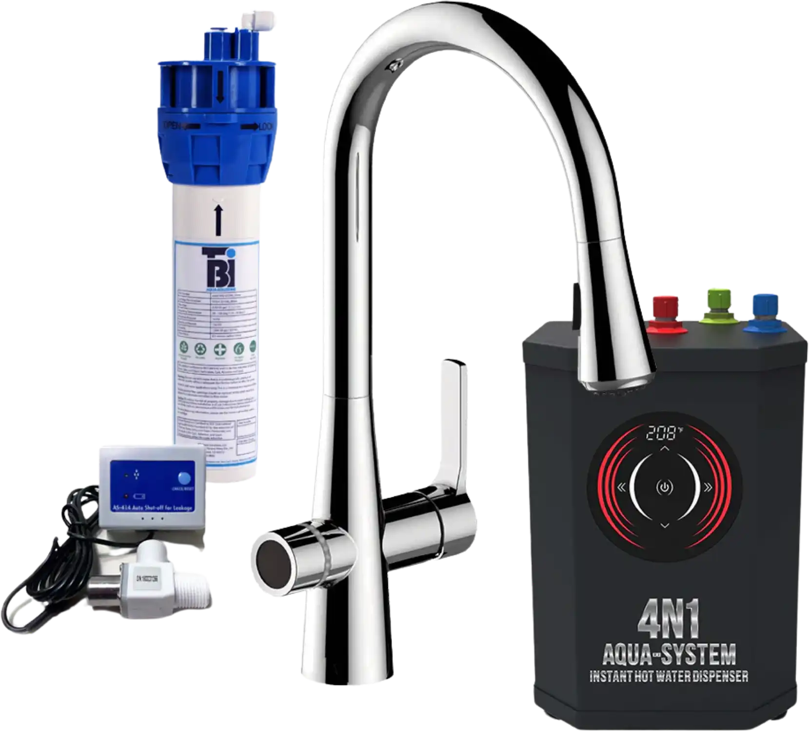 AquaNuTech 4N1 Aqua-System PLUS with FL1000 Filtration System New