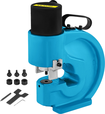 Vevor Hydraulic Hole Puncher 35T CH-70 High-Force Tool Includes 4 Pairs of Dies New