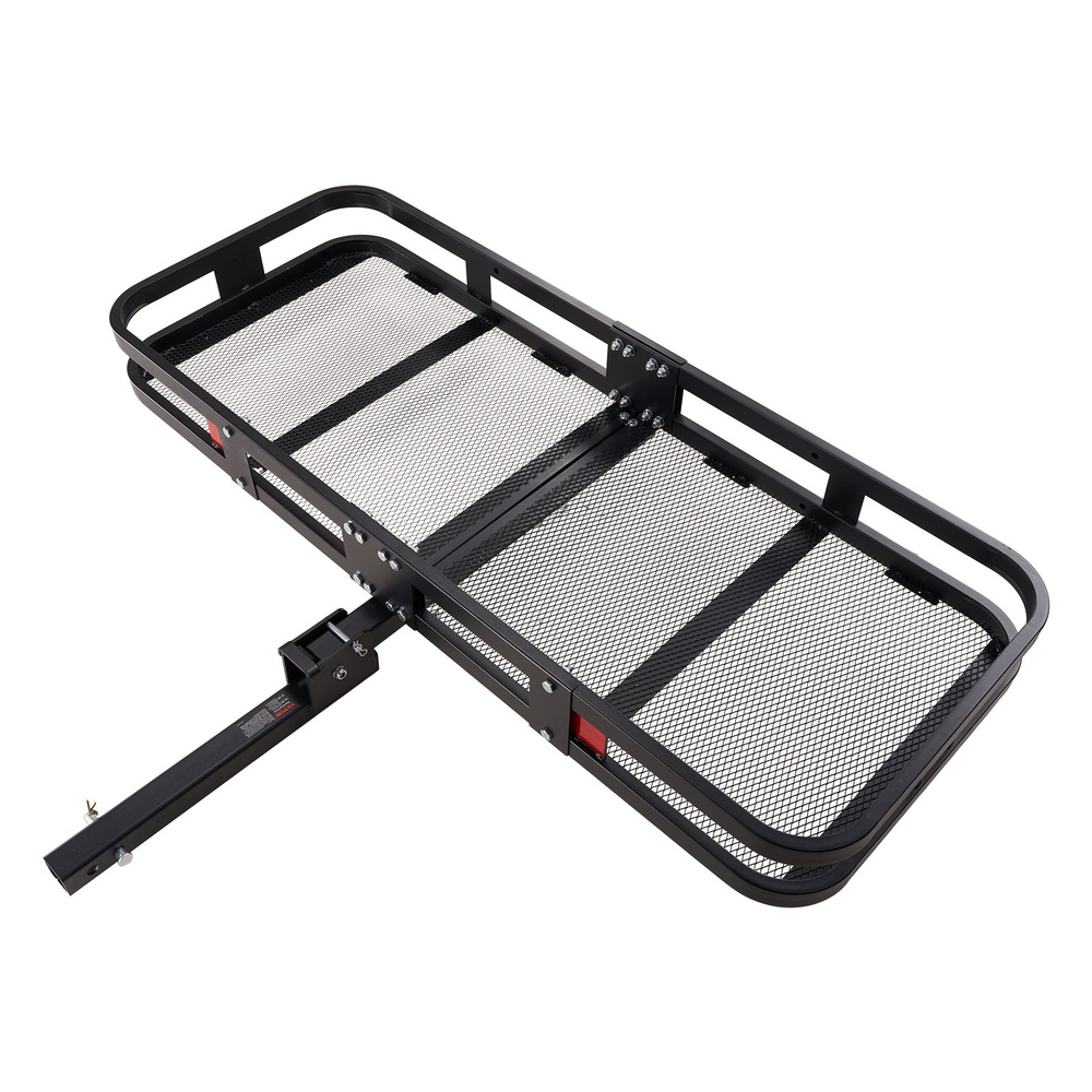 Vevor CW03 Hitch Cargo Carrier Folding 60" x 24" x 6" 500 lbs Load Capacity With Stabilizer Fits 2" Hitch Receiver Steel New