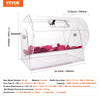 Vevor Raffle Drum Acrylic Ticket Spinning Cage with Lockable Door Holds 10,000 Tickets or 300 Balls New