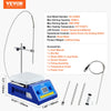 Vevor Magnetic Stirrer Hot Plate 572°F Max 2000 RPM 5000mL Capacity 500W Heating LED Display New