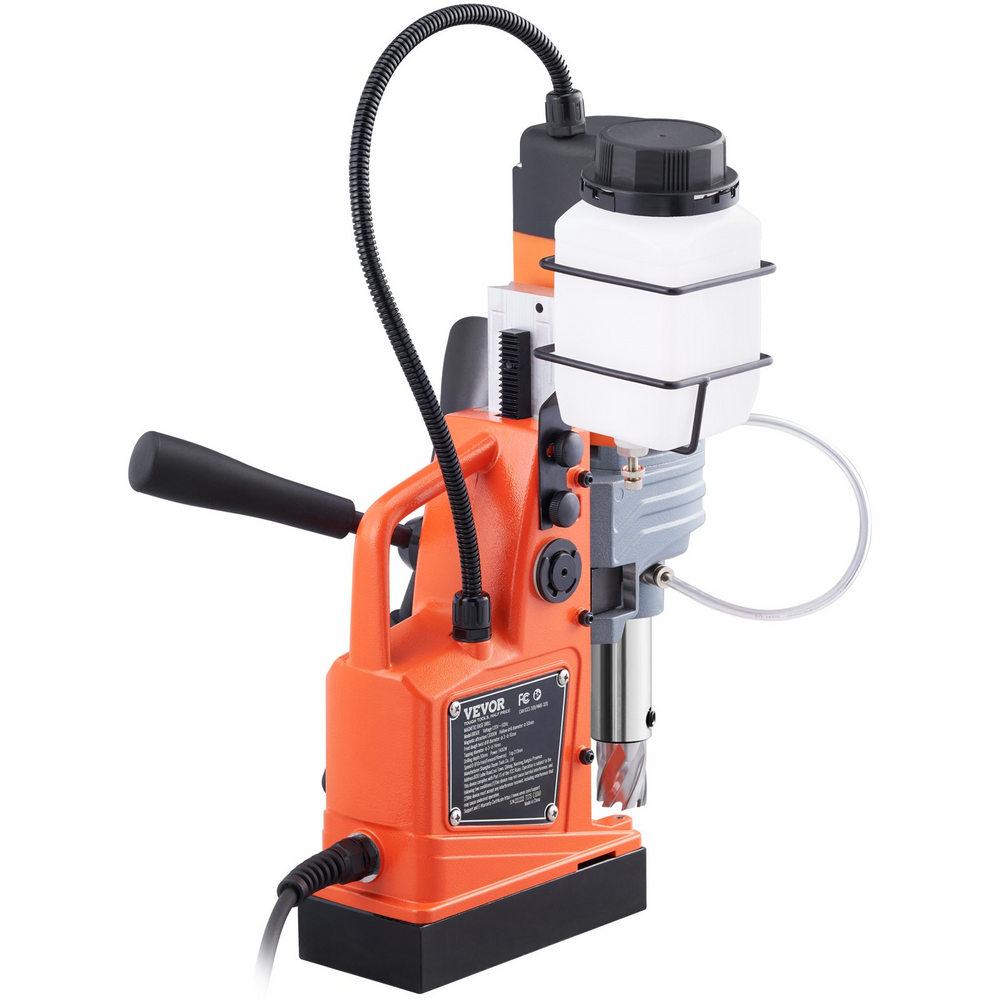 Vevor Magnetic Drill Press 1300W Electric 1.57" Boring 3-12 Reverse Tapping 2922 lbf 13000N 700 RPM New