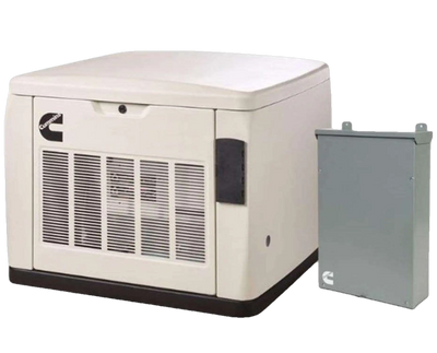 Cummins RS20AC A061C602 20kW w/Remote Monitoring Quiet Connect™ Series Standby Generator LP/NG with 200A Automatic Transfer Switch New