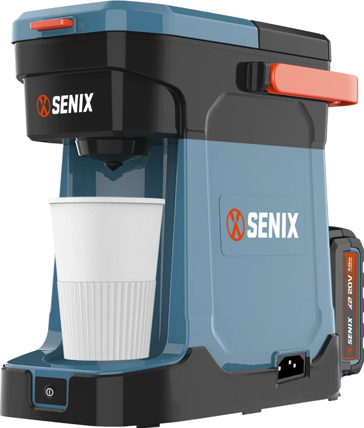 Senix 20V Max Hybrid Coffee Maker Portable with Battery and Charger CMX2-M4 New