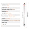 Vevor 90W CO2 Laser Tube 49.2" Borosilicate Glass for Engraving Machines New
