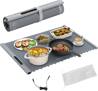 Costway Rollable Portable Electric Food Warming Mat Fast Heating 21387706 New