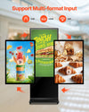 Vevor 4K Touchscreen Digital Signage Kiosk 55" Floor Standing LCD Display New