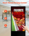 Vevor 4K Touchscreen Digital Signage Kiosk 55" Floor Standing LCD Display New