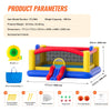 Vevor Inflatable Bounce House 177" x 173" x 79" Outdoor Playhouse Trampoline for Kid Ages 3-10 Years New