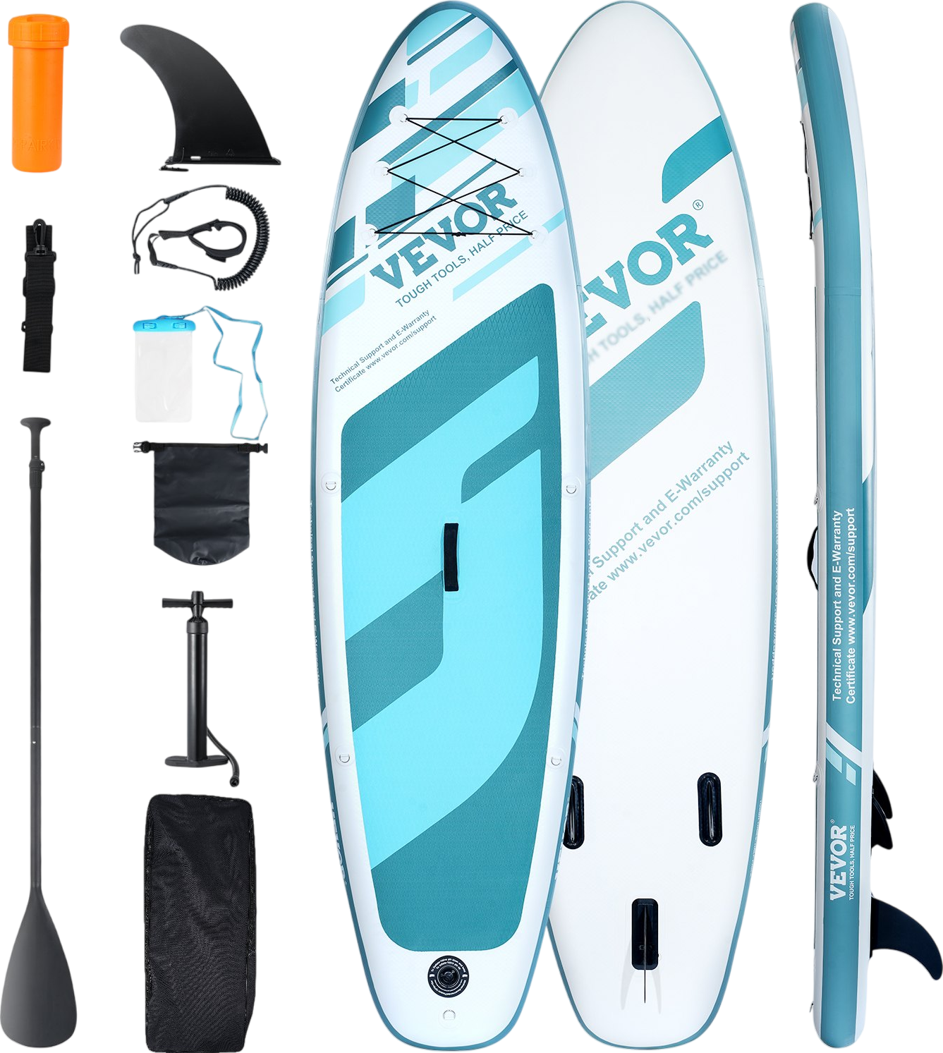 Vevor Inflatable Stand Up Paddle Board 10.6' x 33