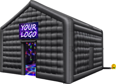 Vevor Inflatable Nightclub 17.7' x 16.4' x 13.9' Blow-Up Party Tent 291 Sq Ft Waterproof 680W Blower New