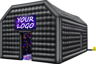 Vevor Inflatable Nightclub 26.2' x 19.7' x 13.1' Blow-Up Party Tent 517 Sq Ft Waterproof 1100W Blower New