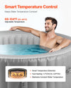Vevor Inflatable Hot Tub 81.9" x 26" 4 to 6 Person Round Portable Spa 130 Jets New