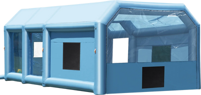 Vevor Inflatable Spray Booth 26.2' x 14.8' x 9.8' Spray Tent 950W 750W Blowers and Filter New