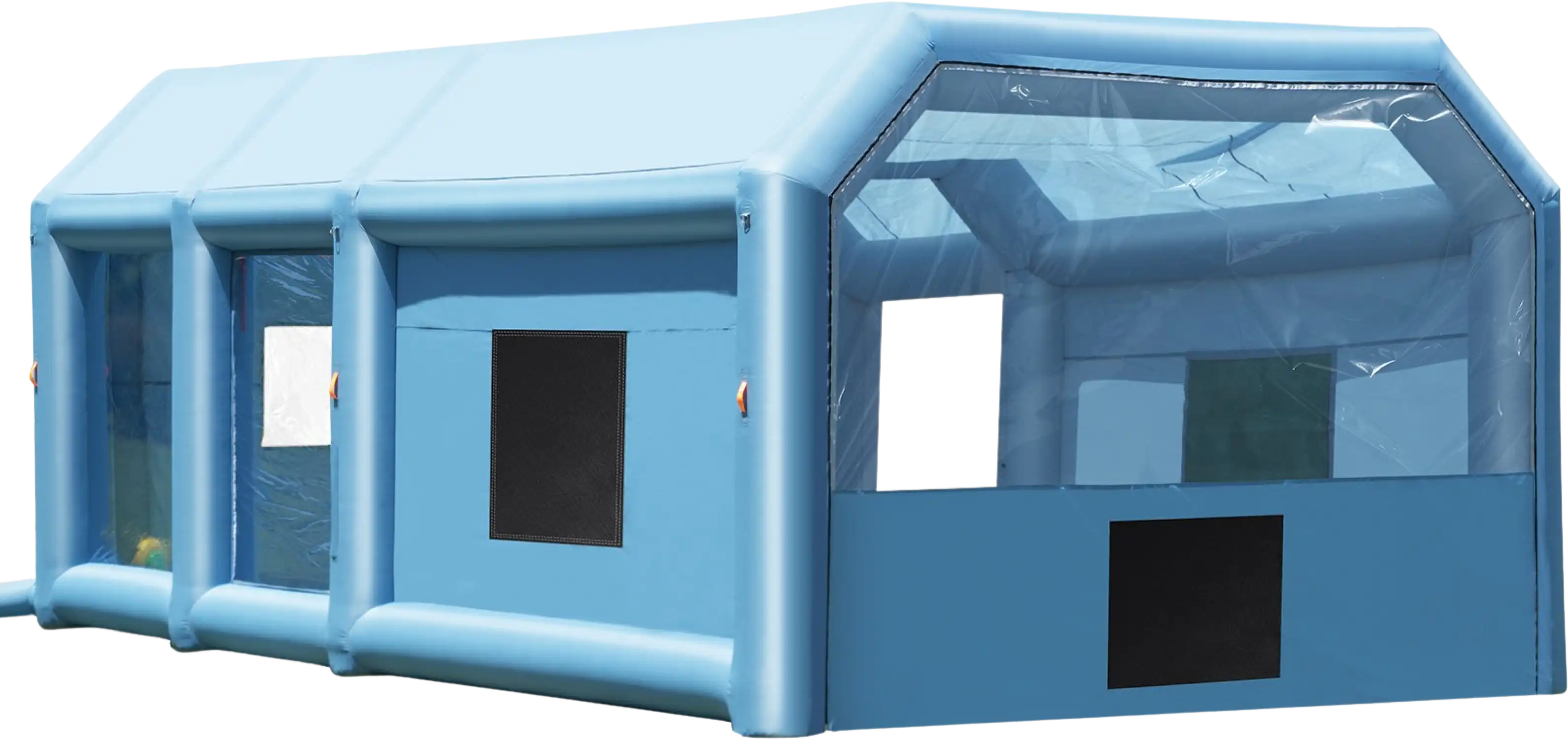 Vevor Inflatable Spray Booth 23' x 13.1' x 9' Spray Tent 750W 480W Blowers and Filter New