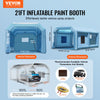 Vevor Inflatable Paint Booth 21' x 13.5' x 9.8' 1100W Blower with Air Filtration System New