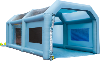 Vevor Inflatable Paint Booth 23' x 13' x 8.5' Spray Tent 750W 480W Blowers Air Filter System New