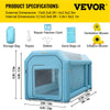 Vevor Inflatable Paint Booth 13' x 8' x 8.2' 750W Inflation 350W Ventilation Blowers with Air Filtration System New