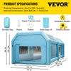 Vevor Inflatable Paint Booth 26' x 13' x 10' 950W Inflation 350W Ventilation Blowers with Air Filtration System New