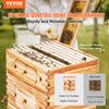 Vevor Bee Hive 40 Frame Kit Beeswax Coated Cedar Wood Deep and Medium Size Boxes 2 PC Each New