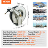 Vevor Hose Reel Retractable 1/2" x 50' 2300 PSI 1" NPT Automatic Nozzle New