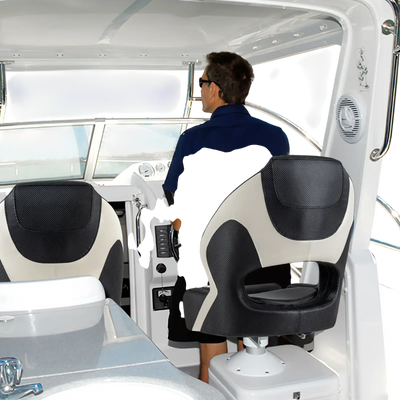 Costway Captain Bucket Boat Seat Waterproof PVC Leather Black 86157924 New