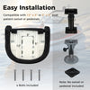 Captain bucket seat with waterproof PVC leather, featuring easy installation for 12" x 5" or 5" x 5" pedestal mounts.