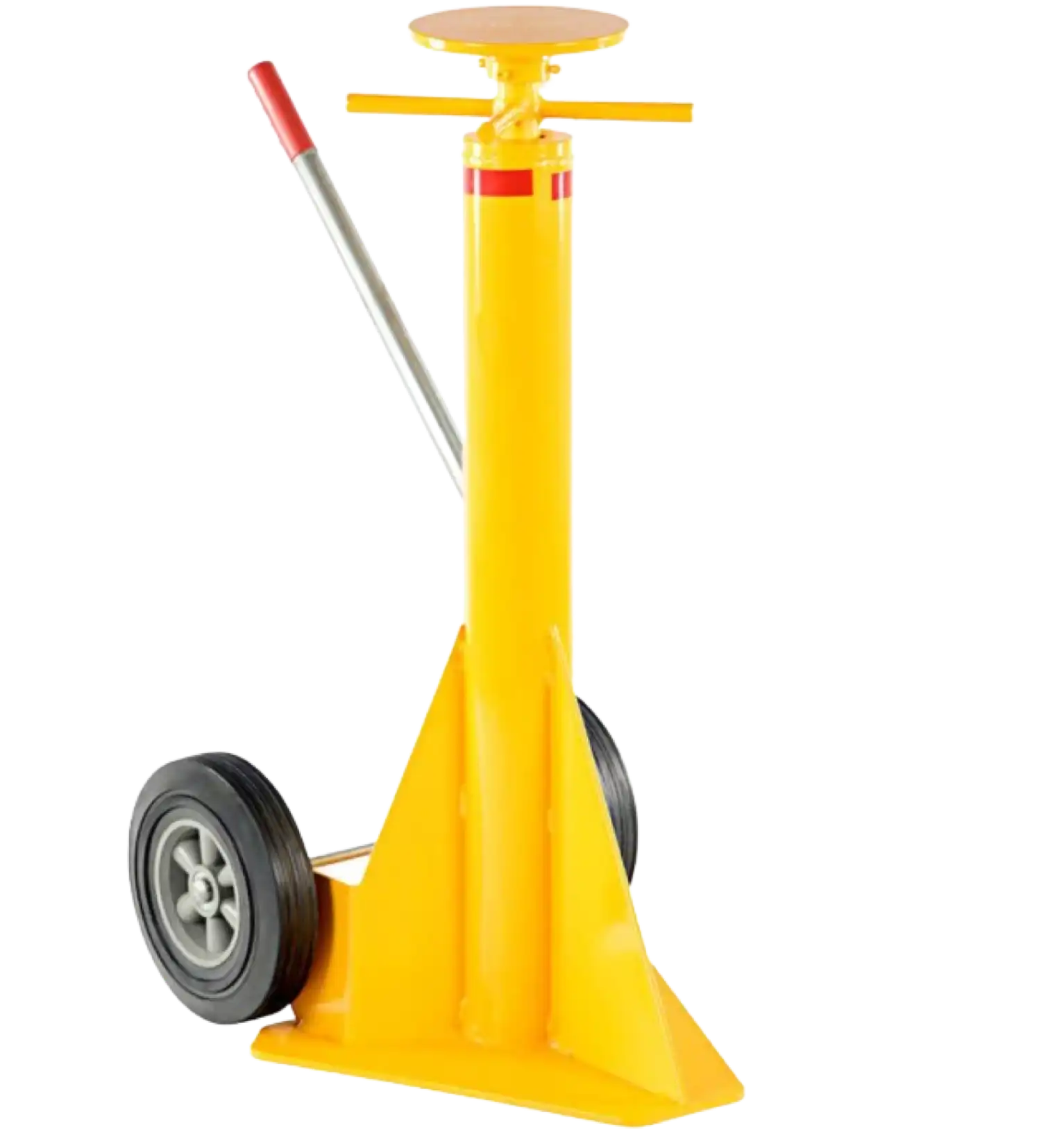Vestil SP-TOP 40,000 lb. Capacity Steel Trailer Stabilizing Spin Top Jack Yellow New