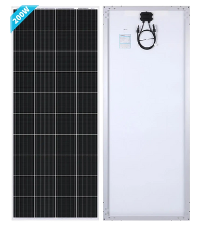 Renogy RSP200D-US 200 Watt 12 Volt Monocrystalline Solar Panel New