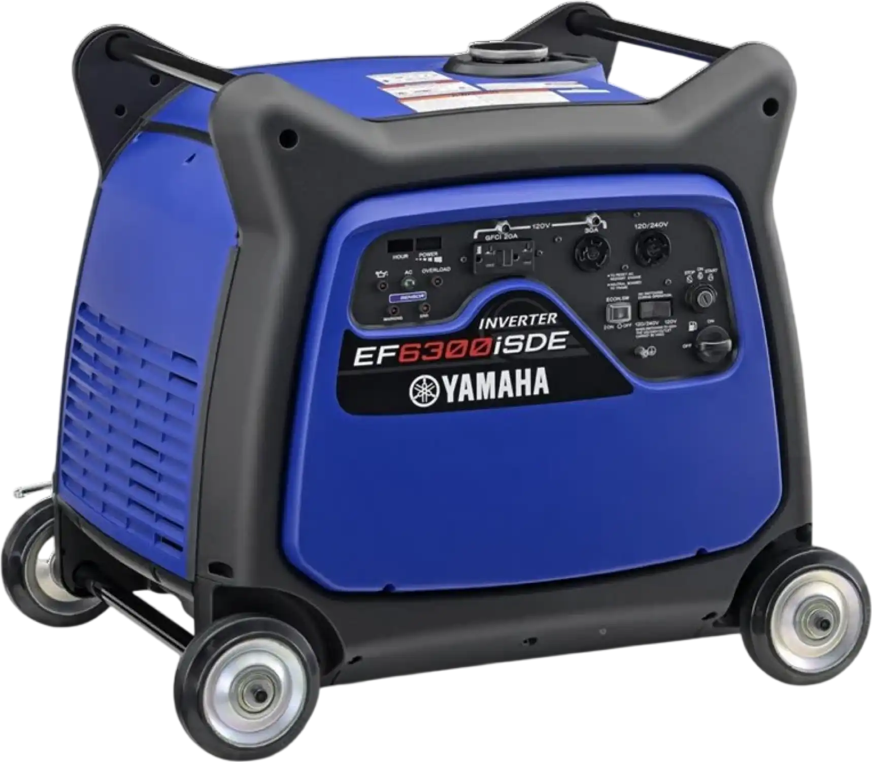 Yamaha EF6300ISDE 5500W/6300W 120/240V Electric Start Gas Inverter Generator With CO Sensor Scratch & Dent