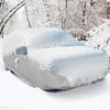 Car cover for sedans up to 193 inches, offering UV, rain, and snow protection with a soft cotton lining for paint.