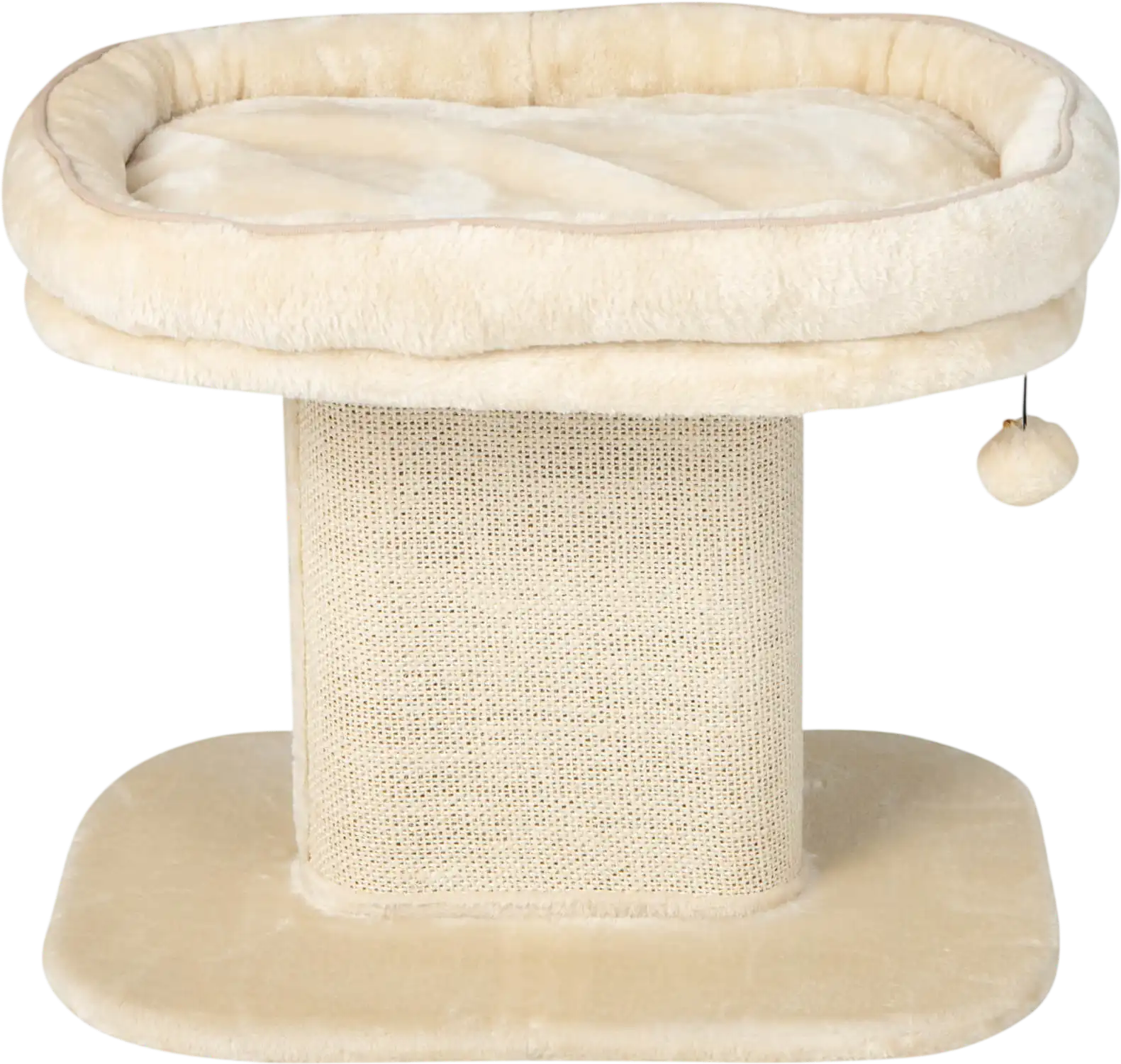 Costway Modern Cat Tree Tower Plush Perch Sisal Scratching Plate 17652983 New