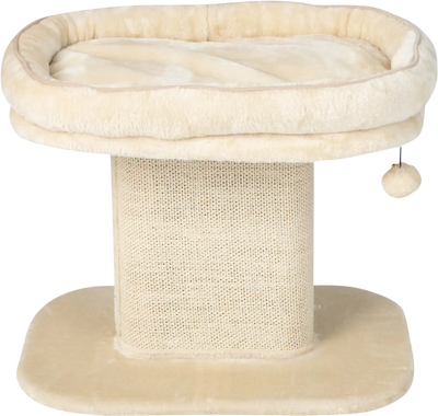 Costway Modern Cat Tree Tower Plush Perch Sisal Scratching Plate 17652983 New