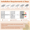 Installation guide for the Cat Wall Furniture Set, suitable for various wall surfaces, including concrete and brick.