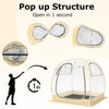 Pop-up sports tent showcasing its quick assembly feature, made of premium PVC, perfect for outdoor events and.