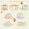 Colorful climbing triangle ladder toy with multiple modes, adjustable height, and safe design for indoor play.