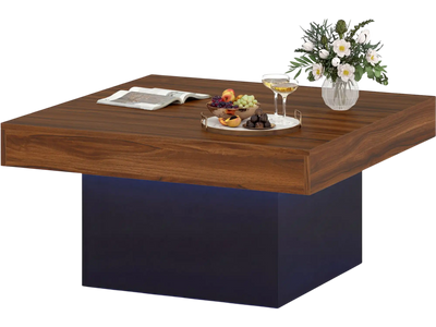 Costway LED Coffee Table Accent Table 35231327 New