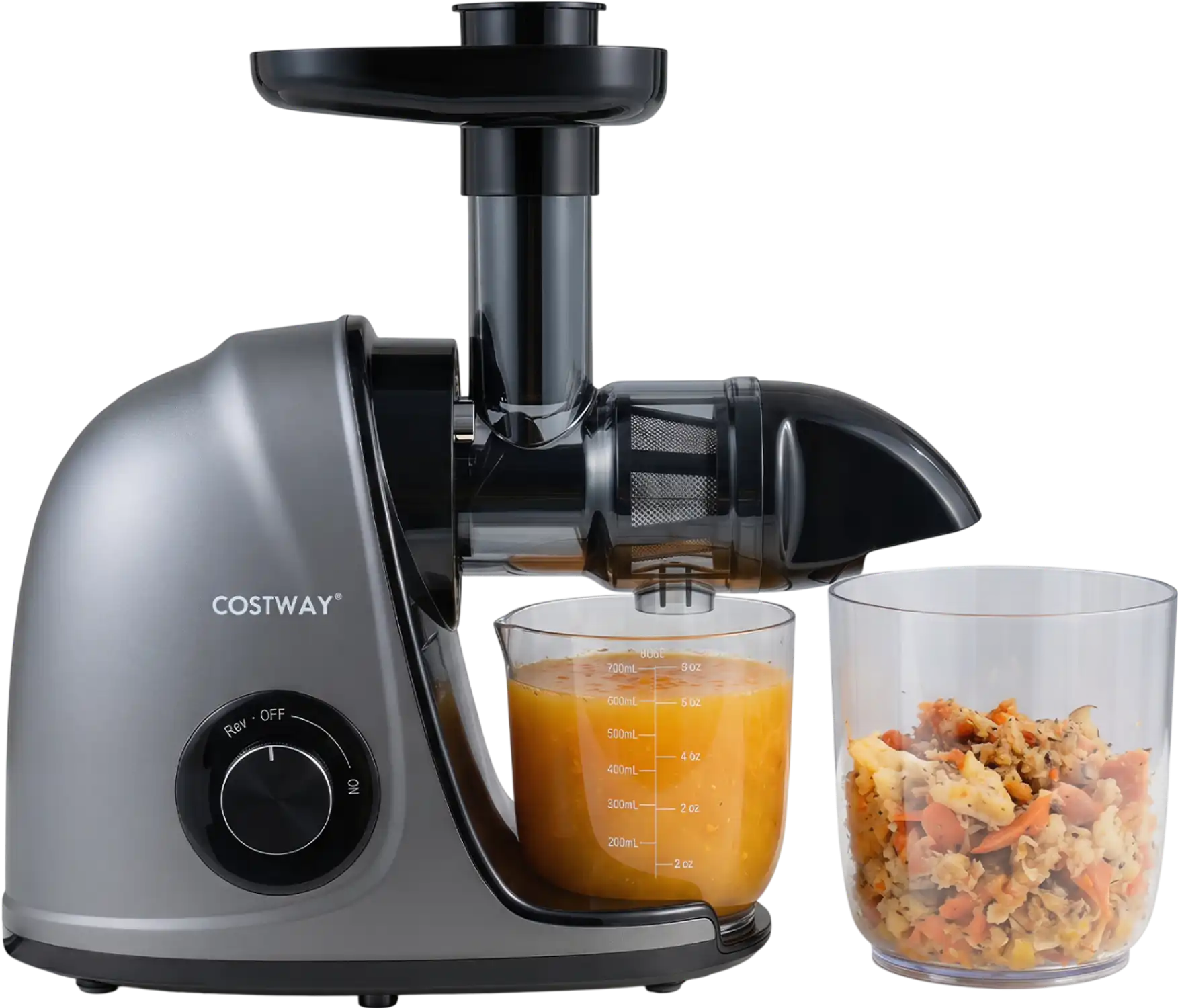 Costway Cold Press Juicer Machine 2-Speed 95% High Yield 84847343 New